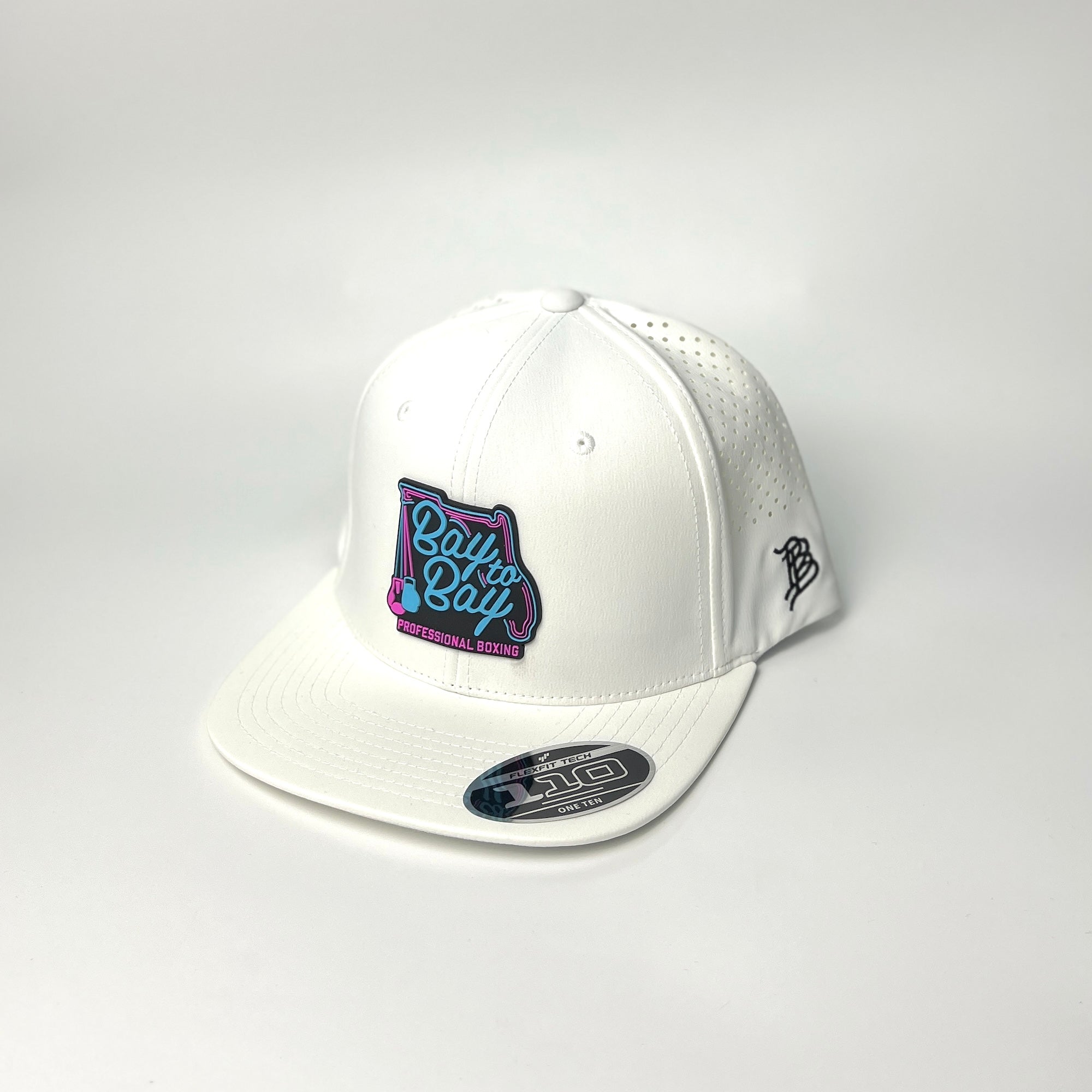 Bay to Bay Fitted Hat - White